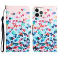 Colored Drawing Leather Phone Case, For iPhone 12 / 12 Pro