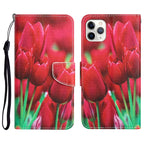 Colored Drawing Leather Phone Case, For iPhone 11 Pro