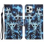 Colored Drawing Leather Phone Case, For iPhone 11 Pro