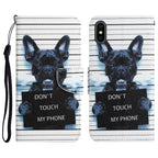 Colored Drawing Leather Phone Case, For iPhone X