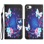 Colored Drawing Leather Phone Case, For iPhone 7 / 8
