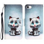 Colored Drawing Leather Phone Case, For iPhone 7 / 8
