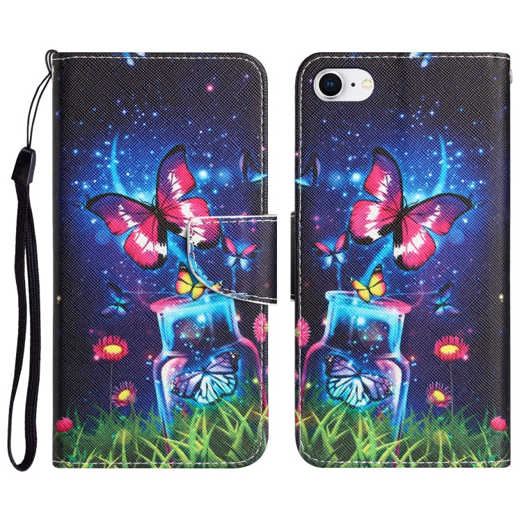 Colored Drawing Leather Phone Case, For iPhone 7 / 8