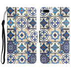 Colored Drawing Leather Phone Case, For iPhone 7 Plus / 8 Plus