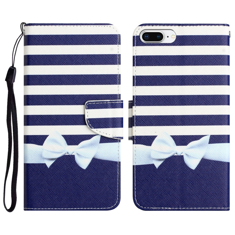 Colored Drawing Leather Phone Case, For iPhone 7 Plus / 8 Plus