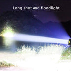 Solar Charging Super Bright Waterproof 8 LED Camping Flashlight Lamp