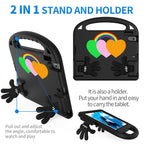 Love Small Palm Holder EVA Tablet Case, For iPad Air / Air 2 / 9.7 2017 / 9.7 2018, For iPad Air 2022/ 2020 10.9, For Lenovo Tab B10 10.1 2020, For Huawei MediaPad T5 10, For Lenovo Tab P10 TB-X706