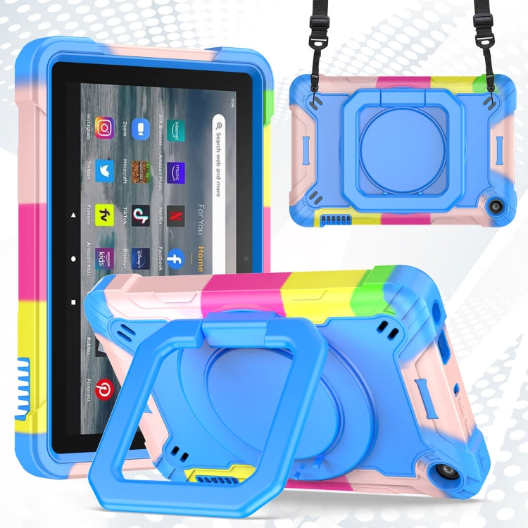 Silicone + PC Bracelet Holder Tablet Case, For Amazon Kindle Fire 7 2022, For iPad 10th Gen 10.9 2022