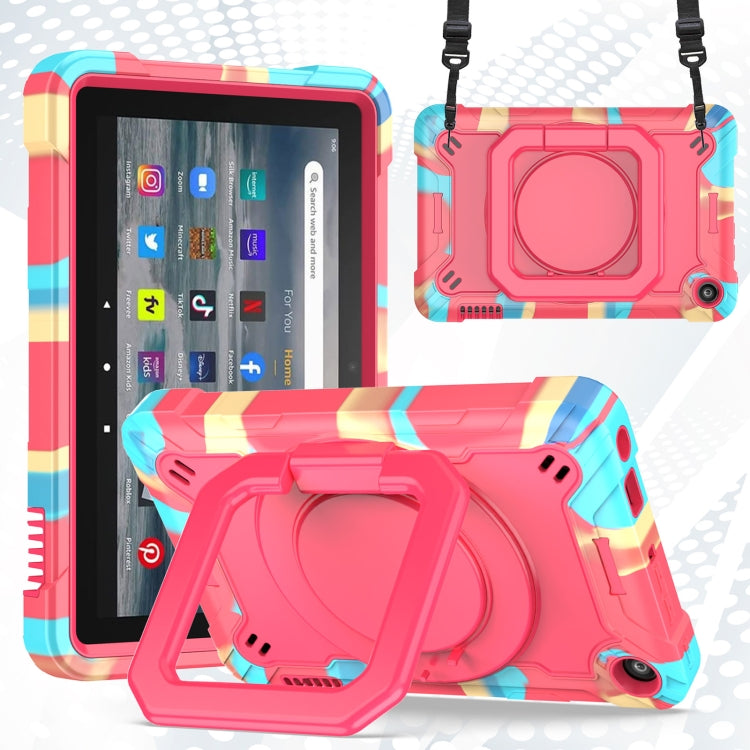 Silicone + PC Bracelet Holder Tablet Case, For Amazon Kindle Fire 7 2022, For iPad 10th Gen 10.9 2022