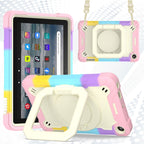 Silicone + PC Bracelet Holder Tablet Case, For Amazon Kindle Fire 7 2022, For iPad 10th Gen 10.9 2022