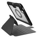 For iPad 10th Gen 10.9 2022 NILLKIN Bumper Snapsafe Multifunctional Leather Tablet Case with Pen Slot(Black)