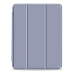 For iPad Pro 11 2022 / 2021 / 2020 3-fold Shockproof Smart Leather Tablet Case(Lavender)