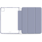 For iPad Pro 11 2022 / 2021 / 2020 3-fold Shockproof Smart Leather Tablet Case(Lavender)