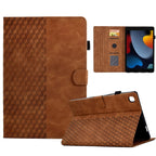 For iPad 10.2 2019 / 2020 / Air 10.5 2019 Rhombus Embossed Leather Smart Tablet Case