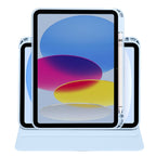 Acrylic 360 Degree Rotation Holder Tablet Leather Case, For iPad 10th Gen 10.9 2022, For iPad 10.2 2022 / 2021 / 2020 / 2019