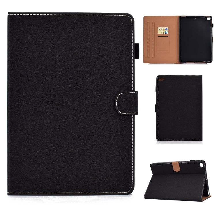 Solid Color Tablet PC Universal Magnetic Horizontal Flip Leather Case with Card Slots & Holder, For Galaxy Tab S5e T720, For iPad Air / iPad Air 2 / iPad 9.7 (2018 & 2017)