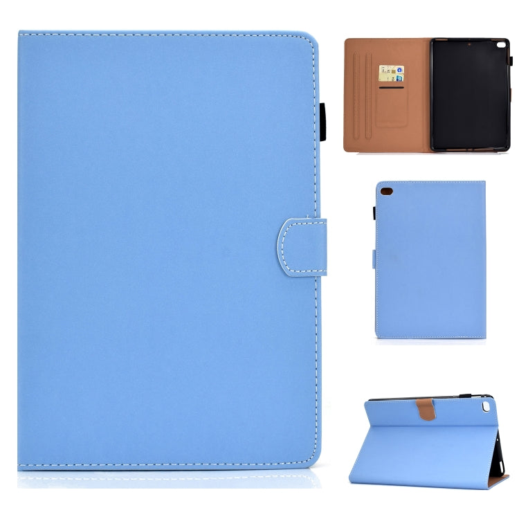 Solid Color Tablet PC Universal Magnetic Horizontal Flip Leather Case with Card Slots & Holder, For Galaxy Tab S5e T720, For iPad Air / iPad Air 2 / iPad 9.7 (2018 & 2017)