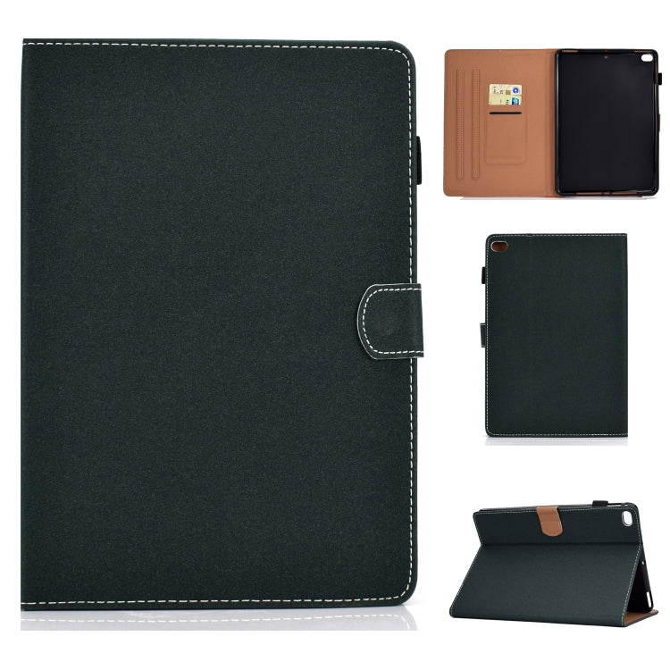 Solid Color Tablet PC Universal Magnetic Horizontal Flip Leather Case with Card Slots & Holder, For Galaxy Tab S5e T720, For iPad Air / iPad Air 2 / iPad 9.7 (2018 & 2017)