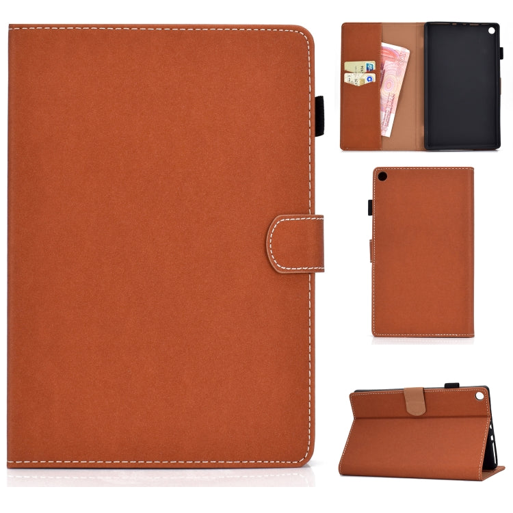 Solid Color Tablet PC Universal Magnetic Horizontal Flip Leather Case with Card Slots & Holder, For iPad 4 / 3 / 2, For iPad Mini 4 / Mini 3 / Mini 2 / Mini, For Kindle Fire 7(2015/2017/2019), For Kindle Fire HD8 2016 / 2017