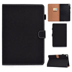 Solid Color Tablet PC Universal Magnetic Horizontal Flip Leather Case with Card Slots & Holder, For Galaxy Tab S5e T720, For iPad Air / iPad Air 2 / iPad 9.7 (2018 & 2017)