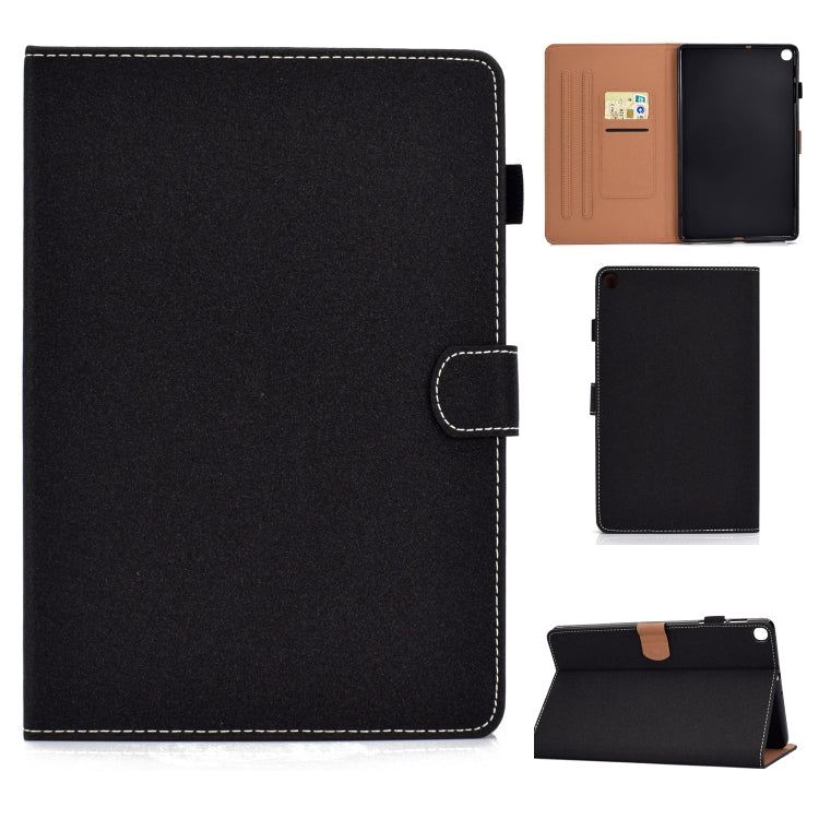 Solid Color Tablet PC Universal Magnetic Horizontal Flip Leather Case with Card Slots & Holder, For Galaxy Tab S5e T720, For iPad Air / iPad Air 2 / iPad 9.7 (2018 & 2017)