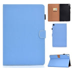 Solid Color Tablet PC Universal Magnetic Horizontal Flip Leather Case with Card Slots & Holder, For Galaxy Tab S5e T720, For iPad Air / iPad Air 2 / iPad 9.7 (2018 & 2017)