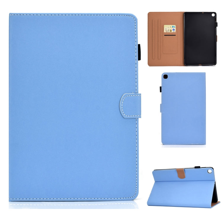 Solid Color Tablet PC Universal Magnetic Horizontal Flip Leather Case with Card Slots & Holder, For Galaxy Tab S5e T720, For iPad Air / iPad Air 2 / iPad 9.7 (2018 & 2017)