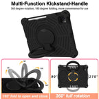 Spider King Silicone Protective Tablet Case, For iPad Pro 11 inch / Air 5 / Air 4, For iPad Air 3 10.5 / Pro 10.5, For iPad 10.2 2021 / 2021 / 2019, For iPad 9.7 2018 / 2017