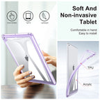 For iPad 10.2 2021 / 2020 / 2019 Transparent Acrylic Tablet Case(Transparent)