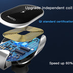 Yesido C78 Car Automatic Clamping 15W Qi Wireless Charger Phone Holder(Black)