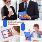 Spider Texture Silicone Hybrid PC Tablet Case with Shoulder Strap, For iPad 10.2 2021 / 2020 / 2019, For iPad mini 6