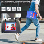 Spider Texture Silicone Hybrid PC Tablet Case with Shoulder Strap, For iPad 10.2 2021 / 2020 / 2019, For iPad mini 6