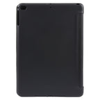 For iPad 9.7 2018 & 2017 / Air / Air2 GEBEI 3-folding Holder Shockproof Flip Leather Tablet Case(Black)