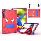 Spider Texture Silicone Hybrid PC Tablet Case with Shoulder Strap, For Samsung Galaxy Tab S7 FE / S7+ / S8+, For Samsung Galaxy Tab S7 / S8