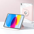 For iPad 10th Gen 10.9 2022 Magnetic Split Leather Smart Tablet Case(Pink)