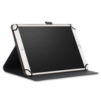 For 9-11 inch Marble Cloth Texture Horizontal Flip Universal Tablet PC Leather Case with Pen Slot & Holder(Sky Blue)