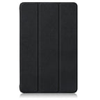 For Honor Pad X9 / X8 Pro 11.5 Custer Pure Color 3-Fold Holder Leather Tablet Case(Black)