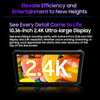 Blackview Active 8 Pro 4G Rugged Tablet, 10.36 inch 8GB+256GB Android 14 MT6789 Octa Core Support Dual SIM, Global Version with Google Play, EU Plug, Active 8 Pro