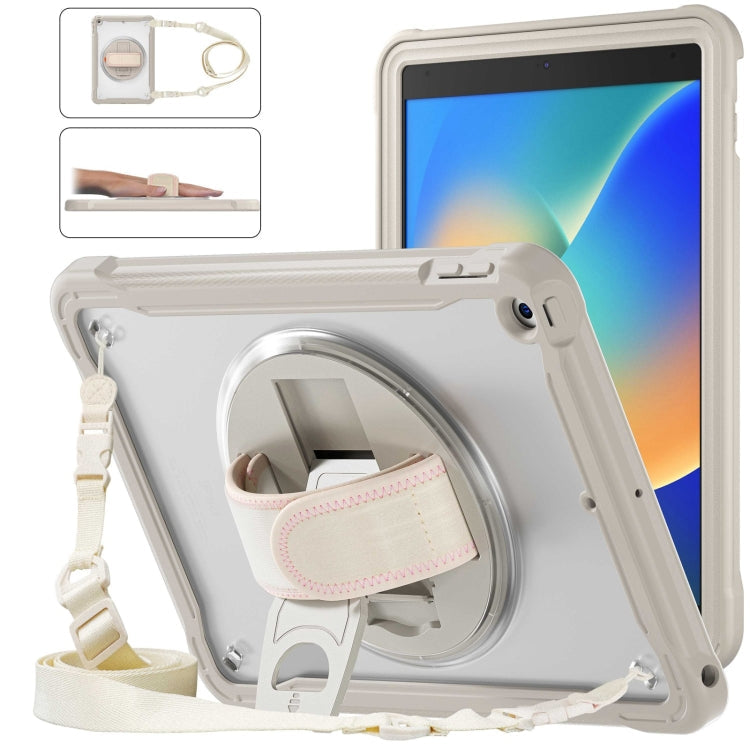 Heavy Duty Hybrid Tablet Case with Hand Grip & Strap, For iPad Air 2022 10.9 / Pro 11 2022, For iPad 10th Gen 10.9 2022, For iPad 10.2 2021 / 2020 / 2019, For iPad mini 6 / mini 2024