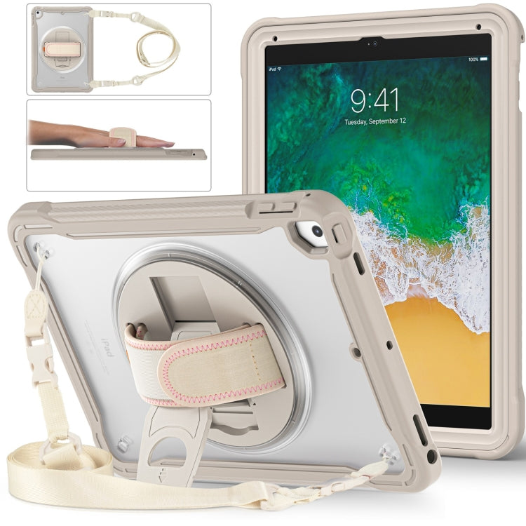 Heavy Duty Hybrid Tablet Case with Hand Grip & Strap, For iPad Air / Air 2 / 9.7 2018 / 2017