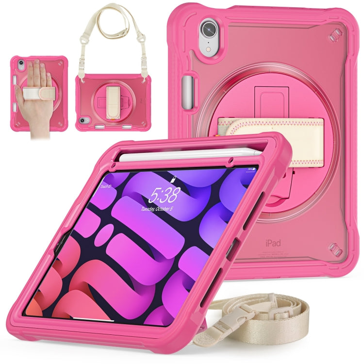 Heavy Duty Hybrid Tablet Case with Hand Grip & Strap, For iPad Air 2022 10.9 / Pro 11 2022, For iPad 10th Gen 10.9 2022, For iPad 10.2 2021 / 2020 / 2019, For iPad mini 6 / mini 2024