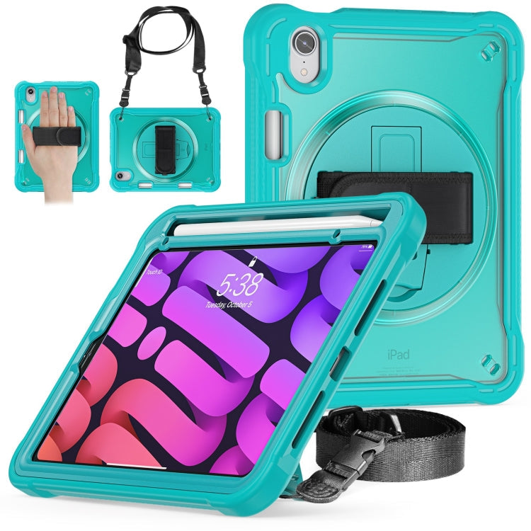 Heavy Duty Hybrid Tablet Case with Hand Grip & Strap, For iPad Air 2022 10.9 / Pro 11 2022, For iPad 10th Gen 10.9 2022, For iPad 10.2 2021 / 2020 / 2019, For iPad mini 6 / mini 2024