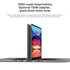 Xiaomi RedmiBook Pro 15 Laptop 2022 15.6 inch, 16GB+512GB, Windows 11 Home Chinese Version, AMD Ryzen 7 6800H Octa Core(Starlight Grey)