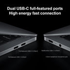 Xiaomi Book Pro 14 inch Laptop, 16GB+512GB, Windows 11 Home Chinese Version, AMD Ryzen 7 6800H Octa Core(Grey)