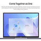 HUAWEI MateBook 14 Laptop, 16GB+512GB, 14 inch Touch Screen Windows 11 Home Chinese Version, Intel 12th Gen Core i5-1240P Integrated Graphics(Grey)