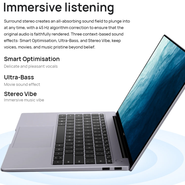 HUAWEI MateBook 14 Laptop, 16GB+512GB, 14 inch Touch Screen Windows 11 Home Chinese Version, Intel 12th Gen Core i7-1260P Integrated Graphics(Grey)