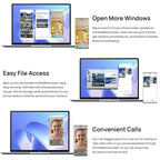 HUAWEI MateBook 14 Laptop, 16GB+512GB, 14 inch Touch Screen Windows 11 Home Chinese Version, Intel 12th Gen Core i7-1260P Integrated Graphics(Silver)