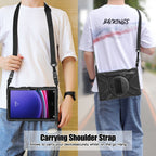 Rotatable Kickstand Grip Heavy Duty Hard Rugged Tablet Case, For Galaxy Tab S10 FE / S9 FE / S9 / S8 / S7, For Samsung Galaxy Tab S9+ / S8+
