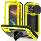 R-JUST Sliding Camera IP54 Life Waterproof Holder Phone Case, For iPhone 16 Pro, For iPhone 16 Plus, For iPhone 16, For iPhone 15 Pro Max, For iPhone 15 Pro, For iPhone 15 Plus