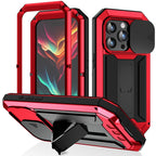 R-JUST Sliding Camera IP54 Life Waterproof Holder Phone Case, For iPhone 16 Pro, For iPhone 16 Plus, For iPhone 16, For iPhone 15 Pro Max, For iPhone 15 Pro, For iPhone 15 Plus